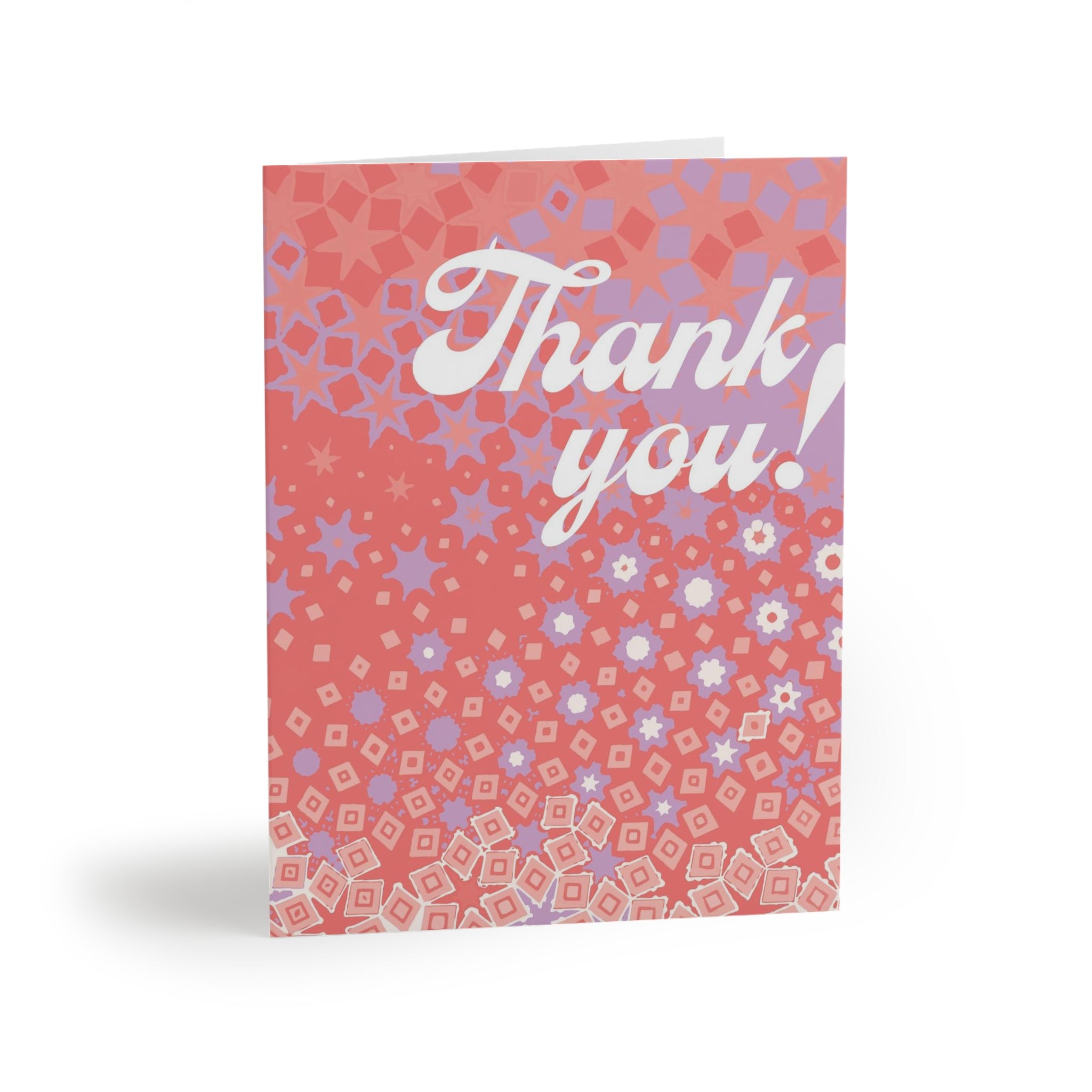 Stars and Glitter Thank You Card