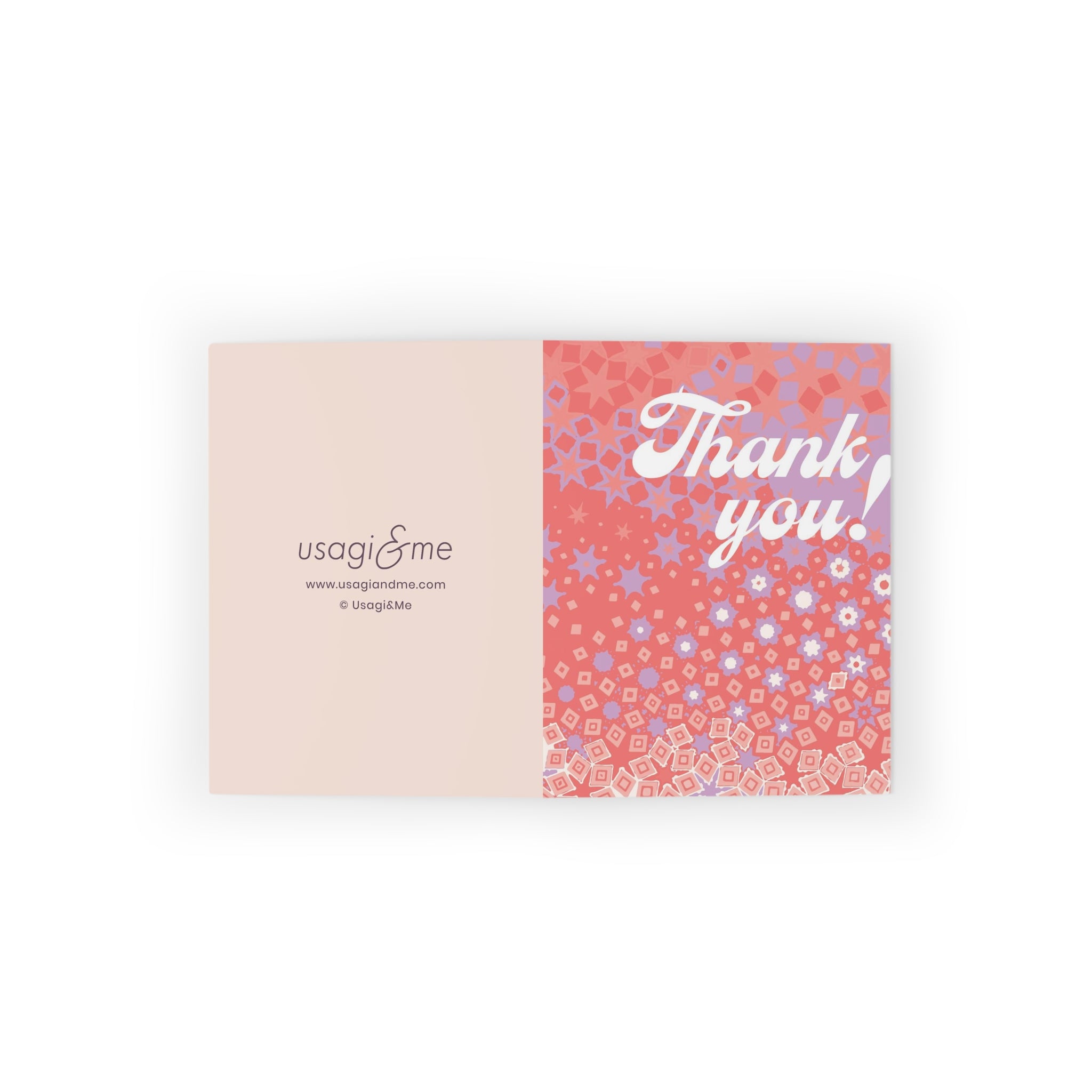 Stars and Glitter Thank You Card