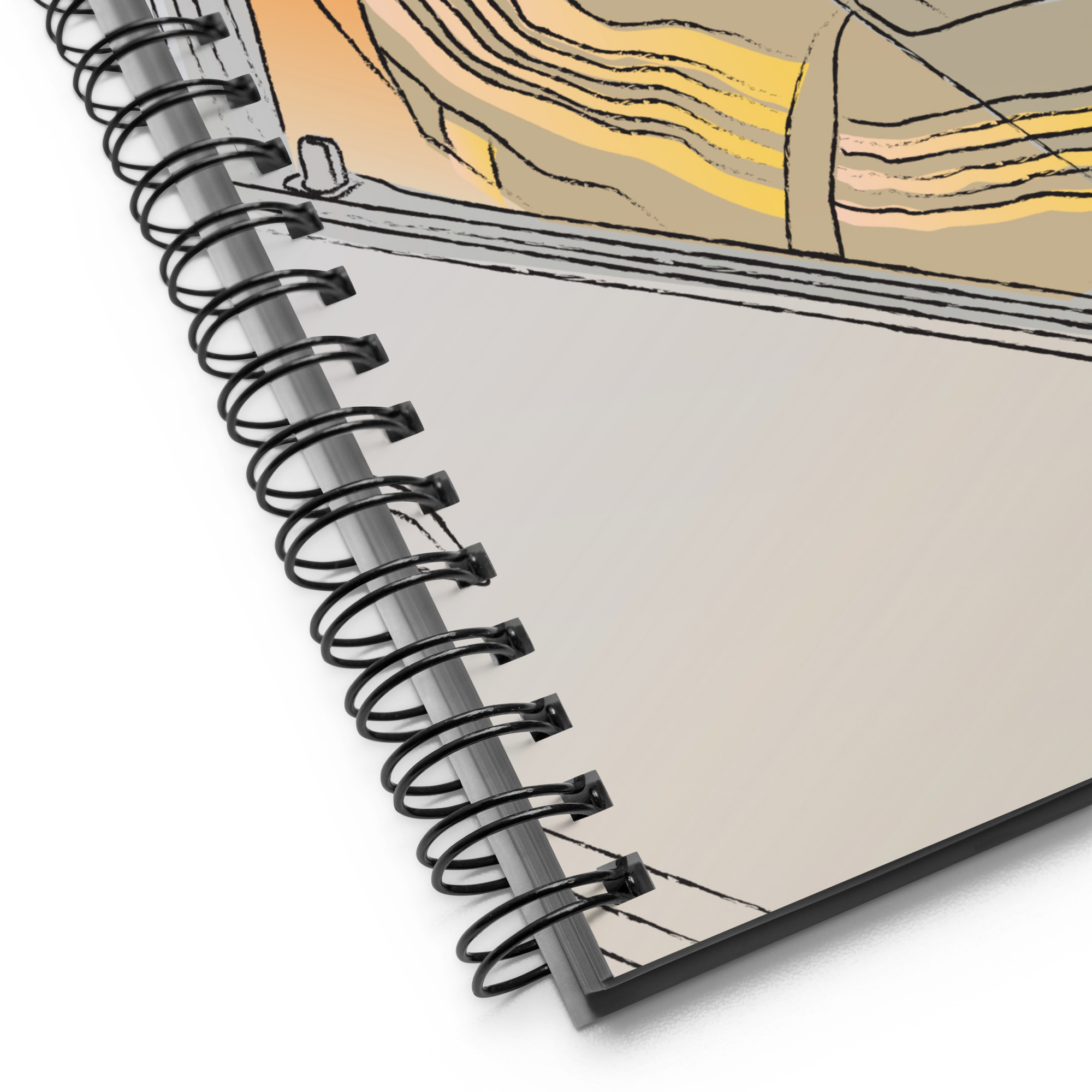 Driving Buddha Spiral Notebook