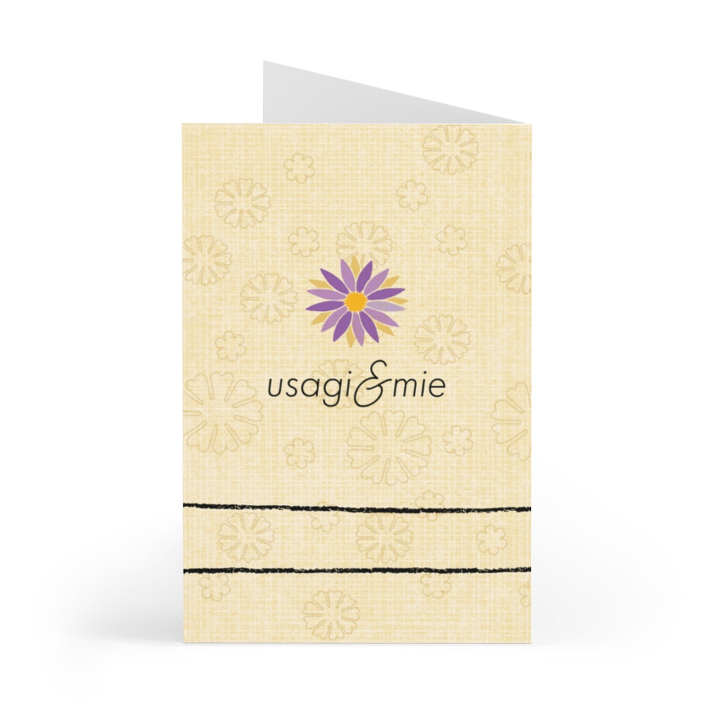 Usagi&Mie Holiday or All-Occasion Greeting Card