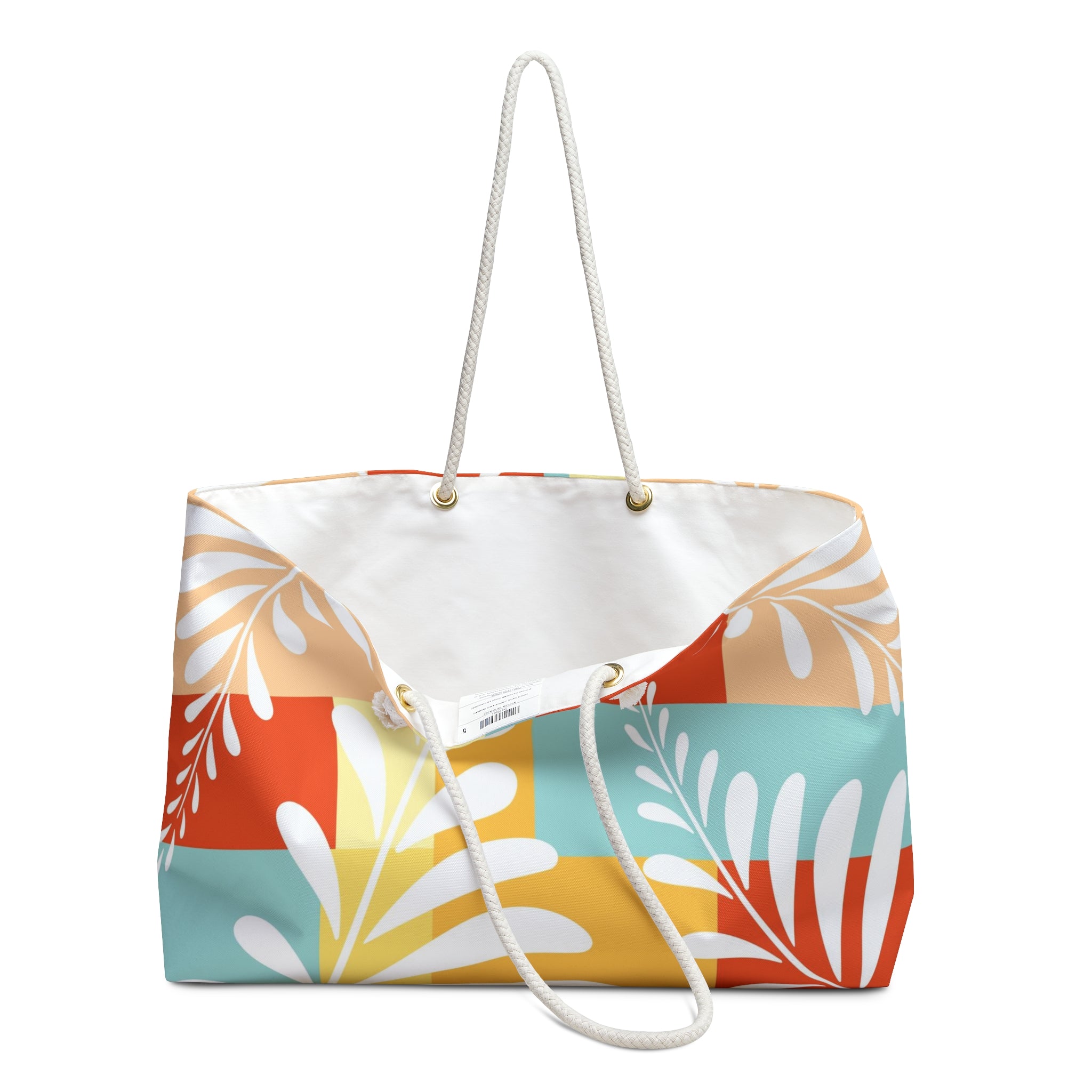 Summer Colorblock Weekender Tote