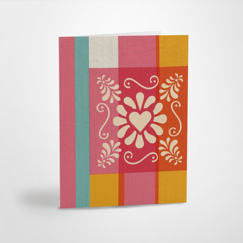 Valentine's Colorblock Greeting Cards