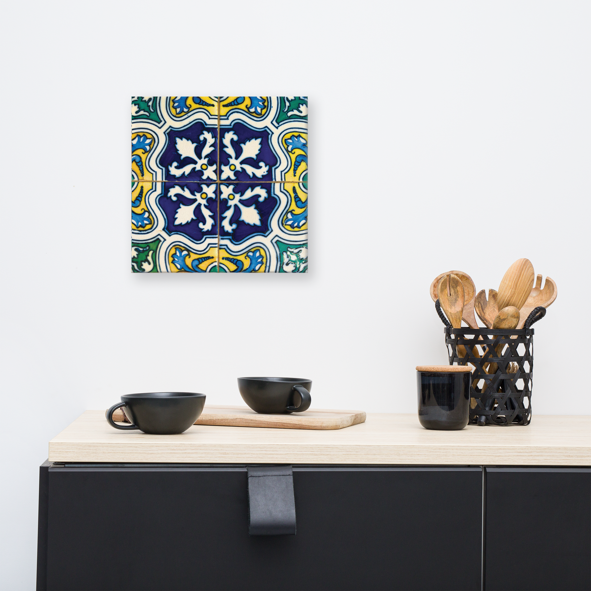 Talavera Azulejo Canvas Print