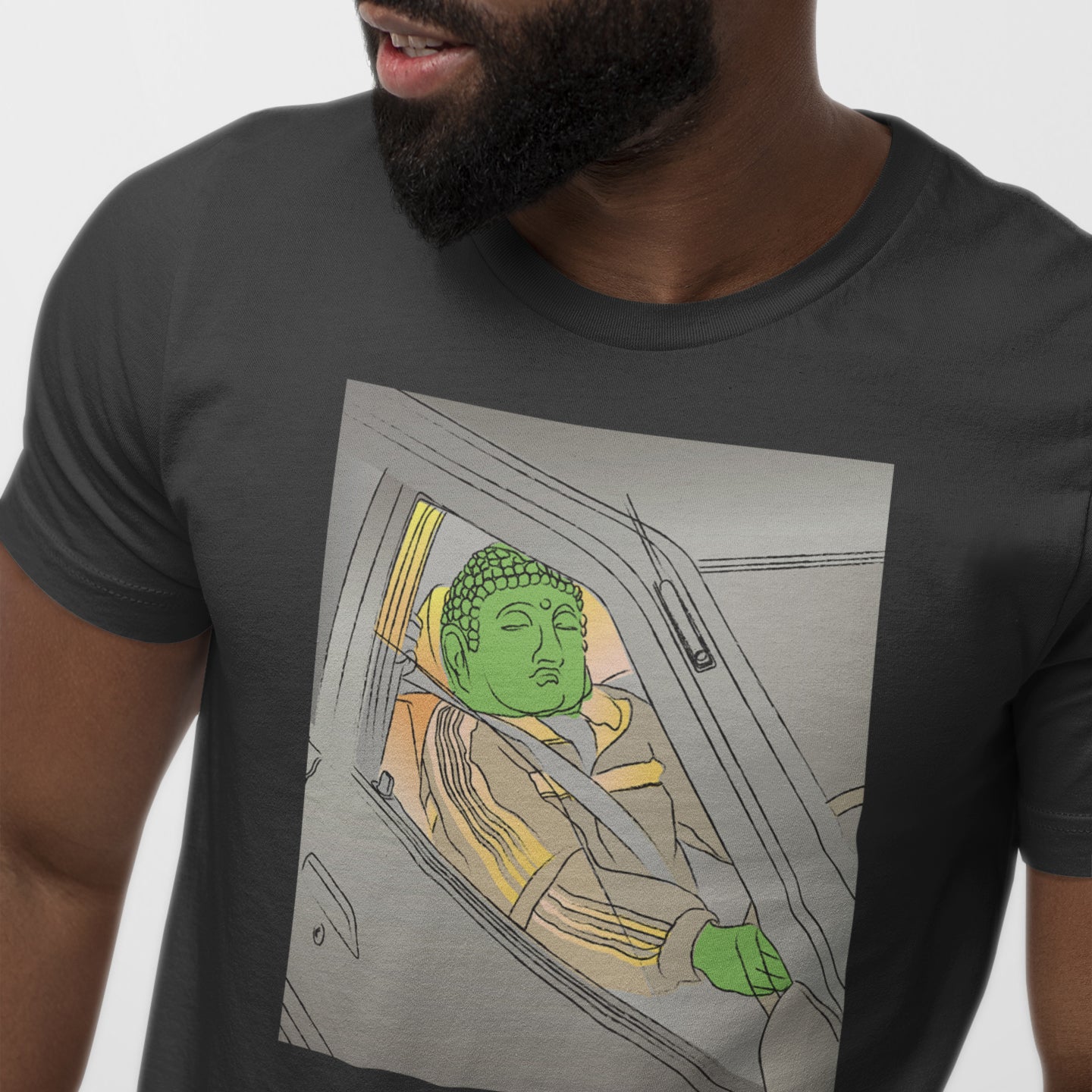 Driving Buddha Unisex T-Shirt