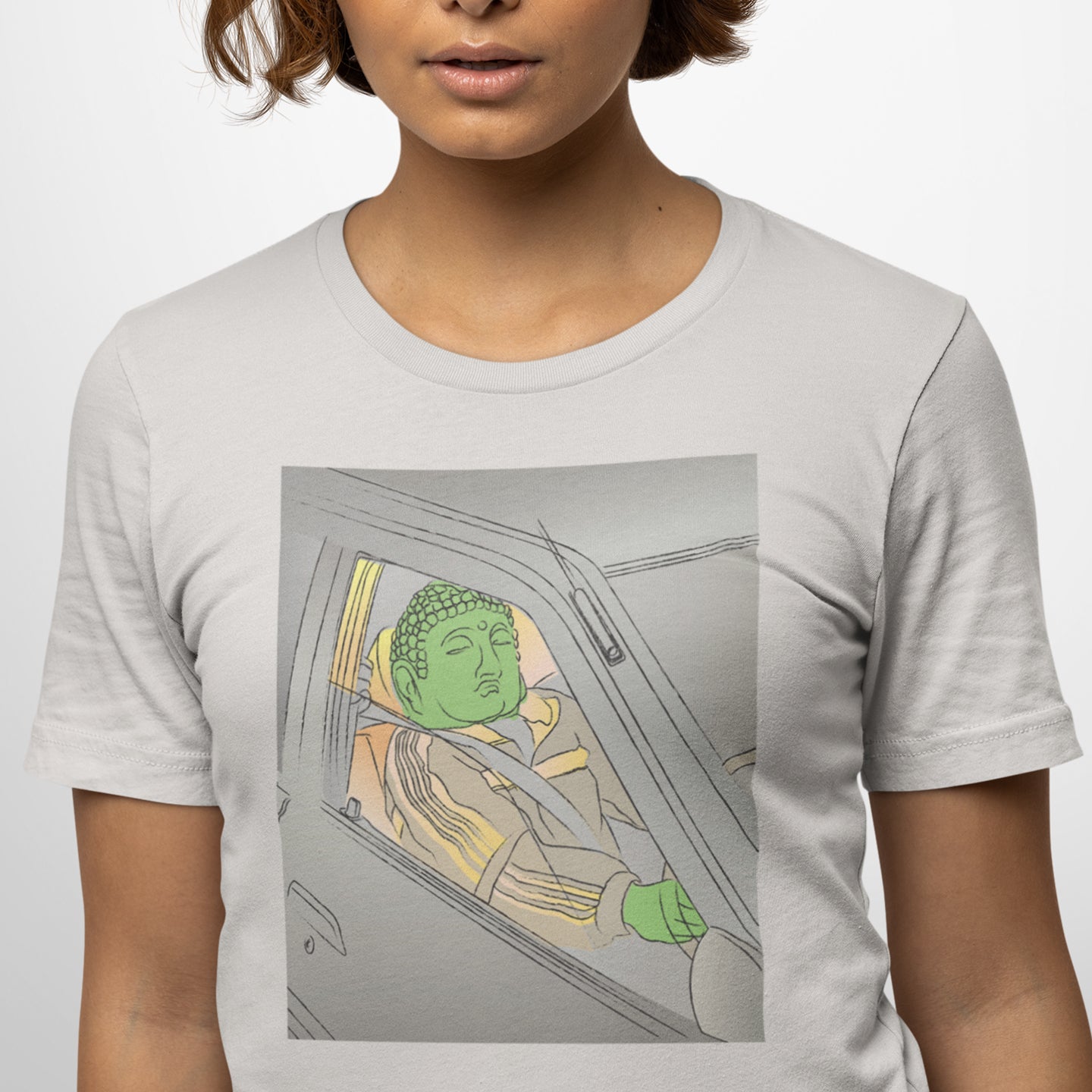 Driving Buddha Unisex T-Shirt