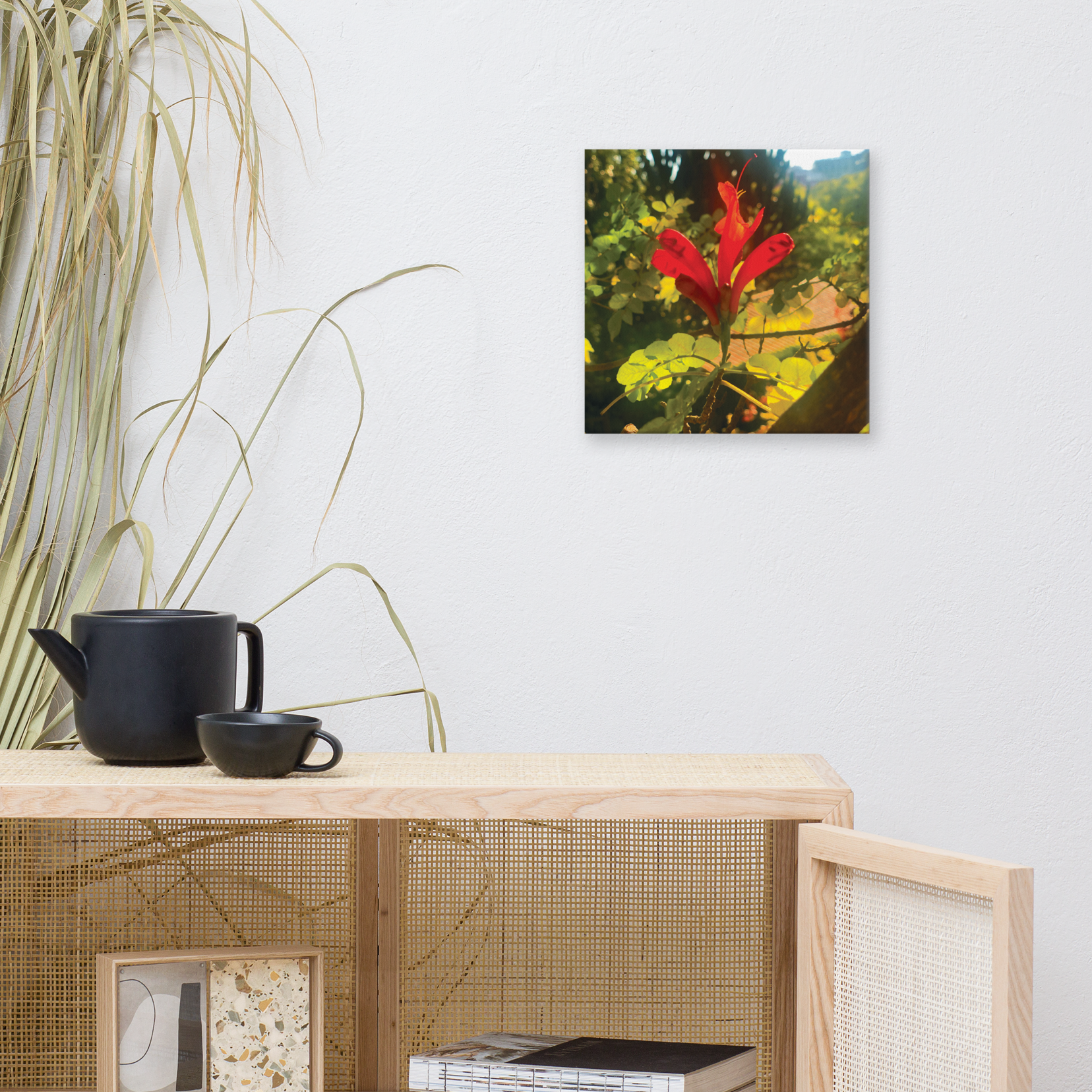 Flor de Jardín Canvas Print