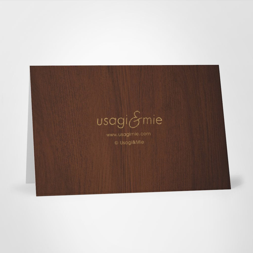 Usagi&Mie Holiday or All-Occasion Greeting Card