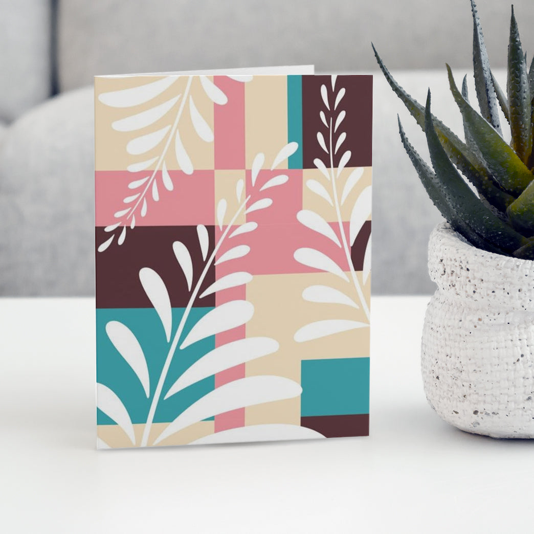 Spring Leaves Greeting Cards