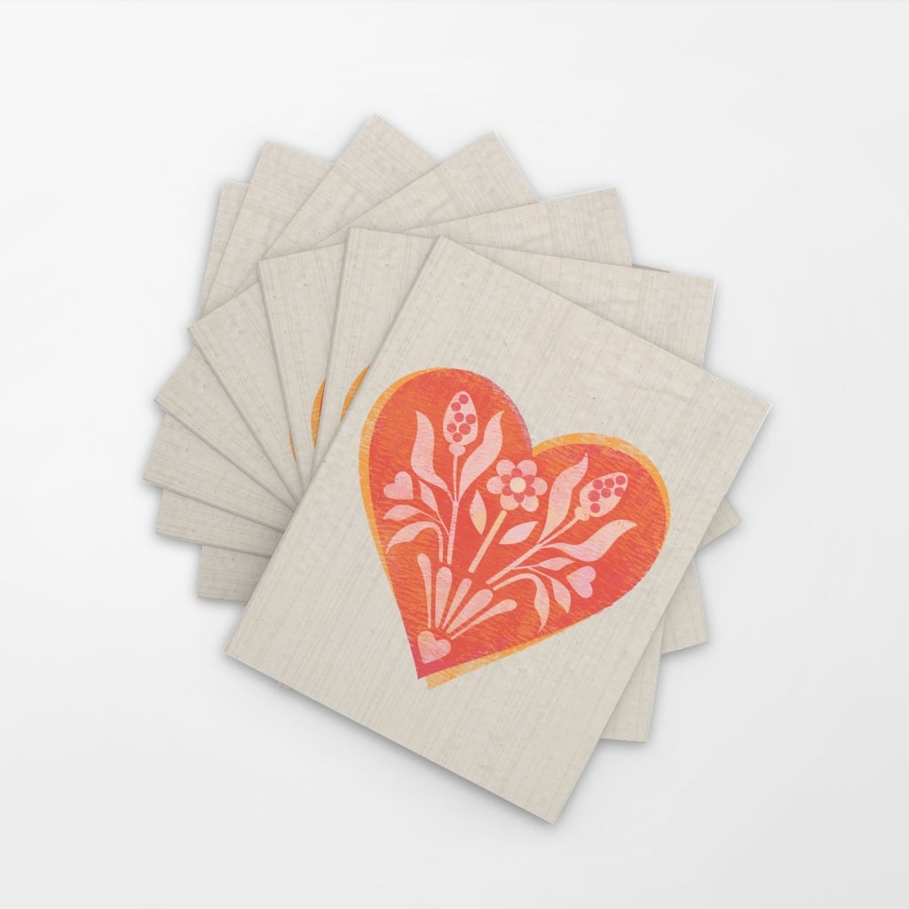Valentine Flower Greeting Cards