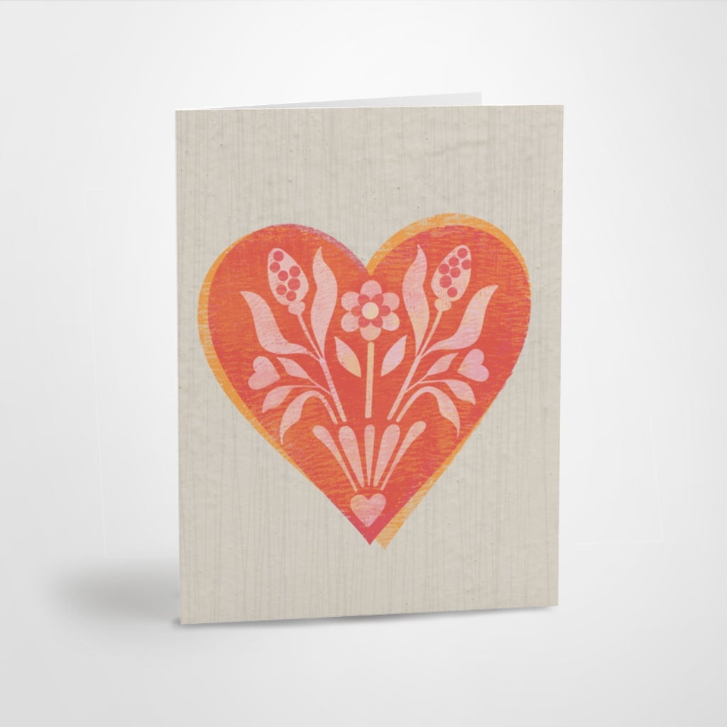 Valentine Flower Greeting Cards