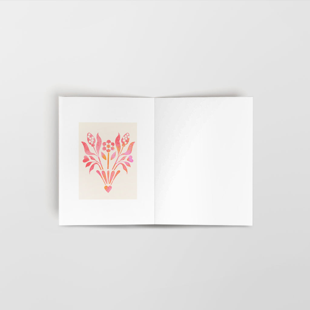 Valentine Flower Greeting Cards