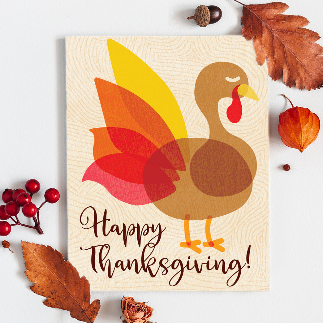 Happy Turkey Day Greeting Cards