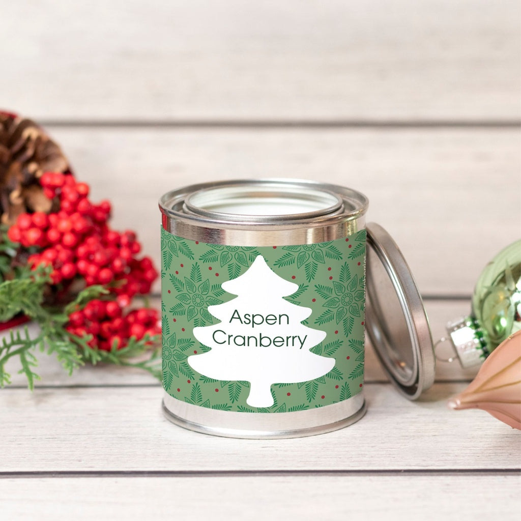 Aspen Cranberry Paint Can Candle