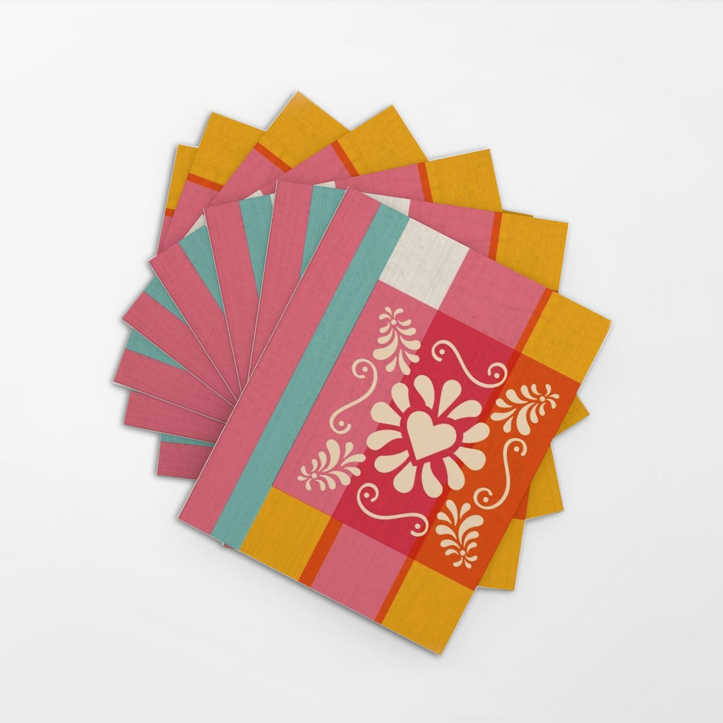Valentine's Colorblock Greeting Cards