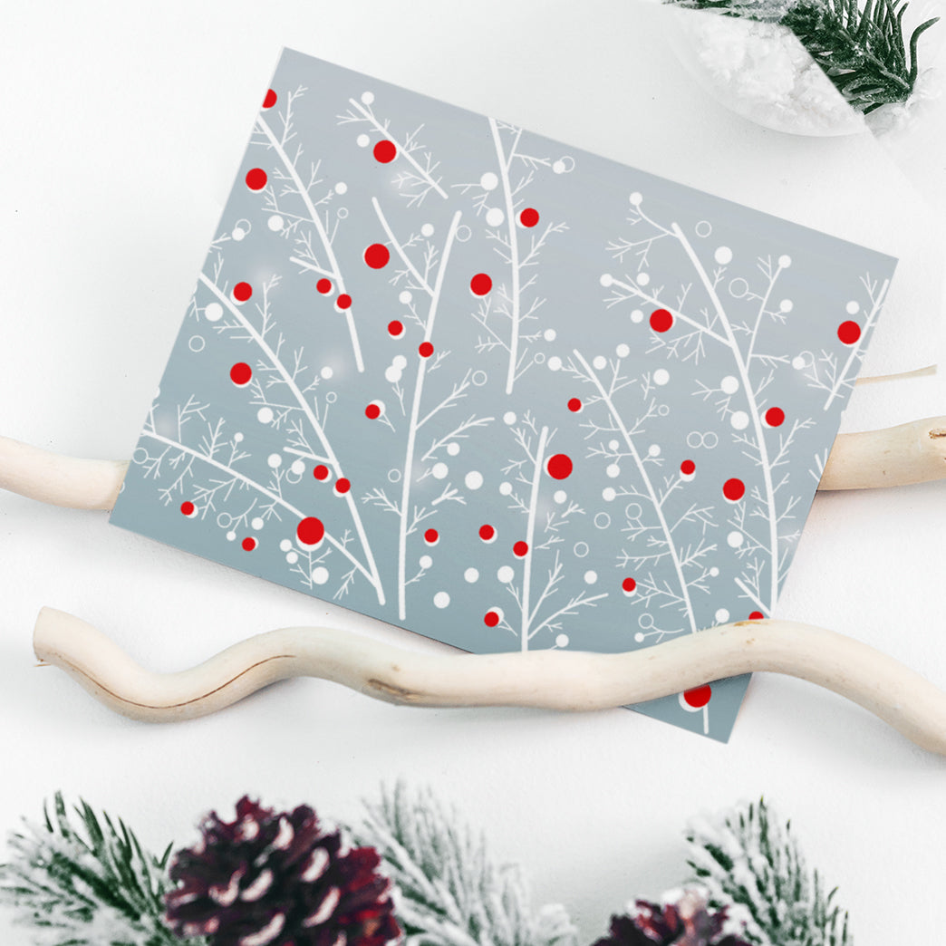 Winter Trees Greeting Card